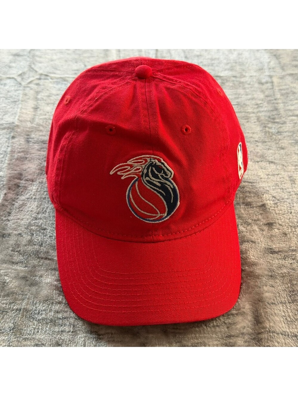 Detroit Pistons Reebok Adjustable Hat NBA Logo Embroidered
